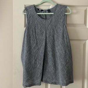 Lands End Women 100% Linen Sleeveless top